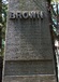 Gravestone of Nicholas Brown