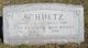 Gravestone of John William Schultz and Irene Elizabeth Ann (Watrous) Schultz