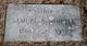 Gravestone of Samuel Austin Whipple, 1864-1921 or 1922
