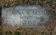 Gravestone of Mina (Whipple) Lester