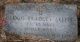 Foot Stone of Louis Bradley Allen, 1899-1995